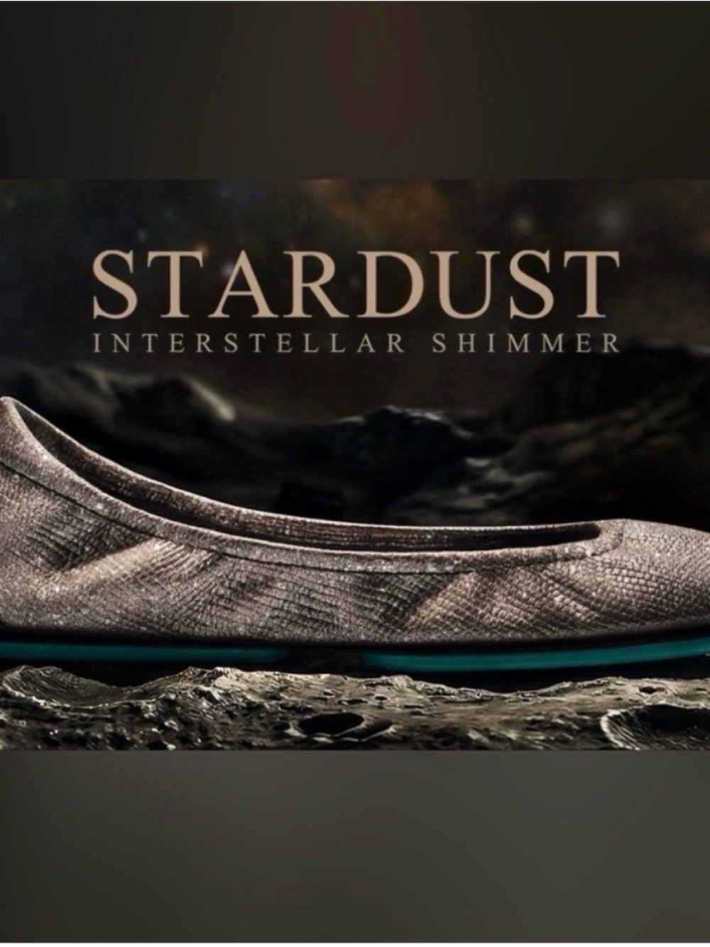Tieks Stardust Interstellar Shimmer Metallic Taupe Black Friday Limited edition